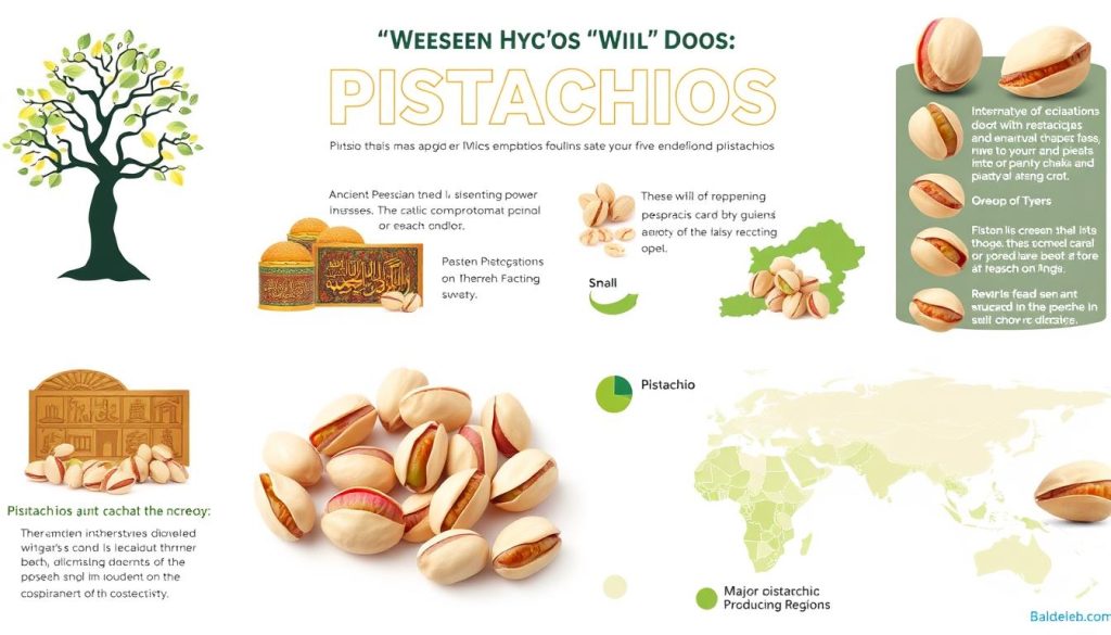 Ciekawostki o pistacji właściwej (Pistacia vera) - ilustracja