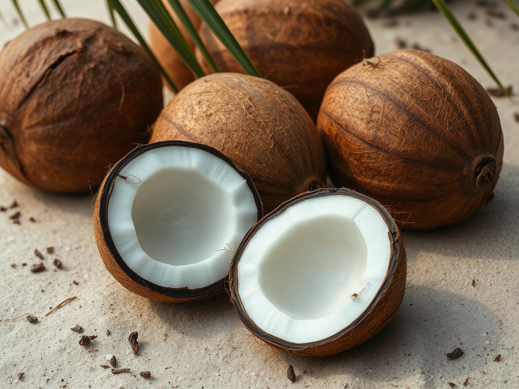 Owoce palmy kokosowej - kokosy