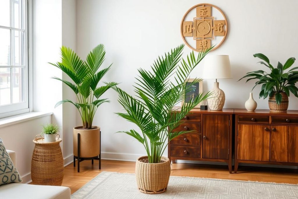 Palma butelkowa w aranżacji zgodnej z zasadami feng shui