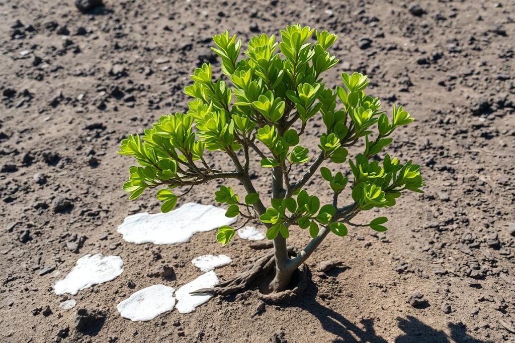 Pongamia Pinnata rosnąca na trudnym, zasolonym terenie przybrzeżnym Pongamia Pinnata rosnąca na trudnym, zasolonym terenie przybrzeżnym