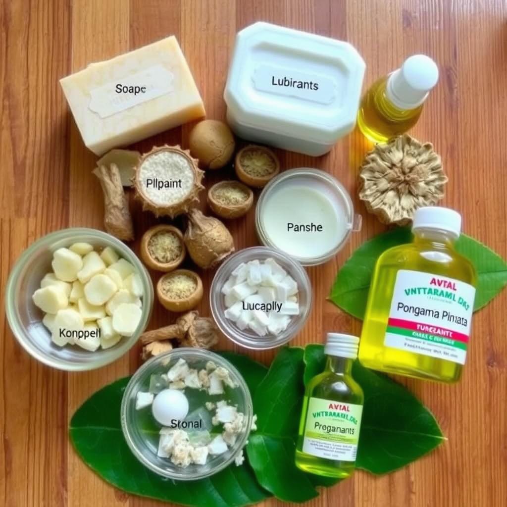 Produkty przemysłowe i lecznicze wytwarzane z różnych części Pongamia Pinnata Produkty przemysłowe i lecznicze wytwarzane z różnych części Pongamia Pinnata