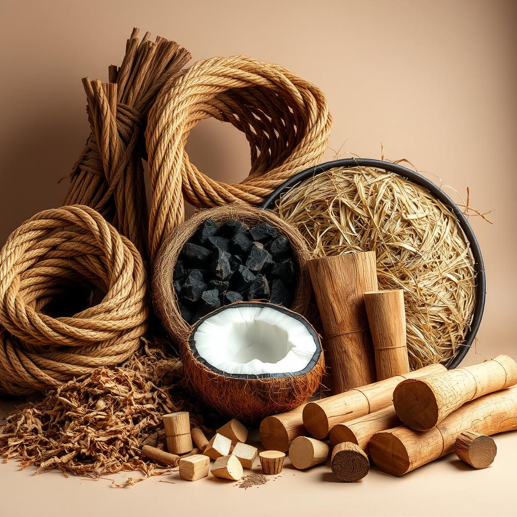 Produkty przemysłowe z palmy kokosowej