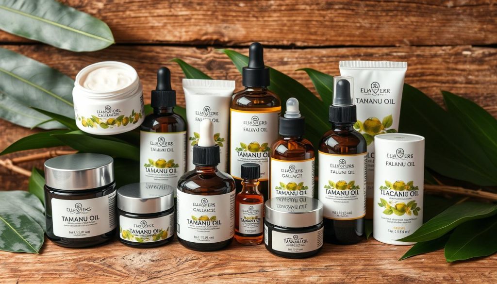 Produkty z olejem Tamanu Produkty z olejem Tamanu