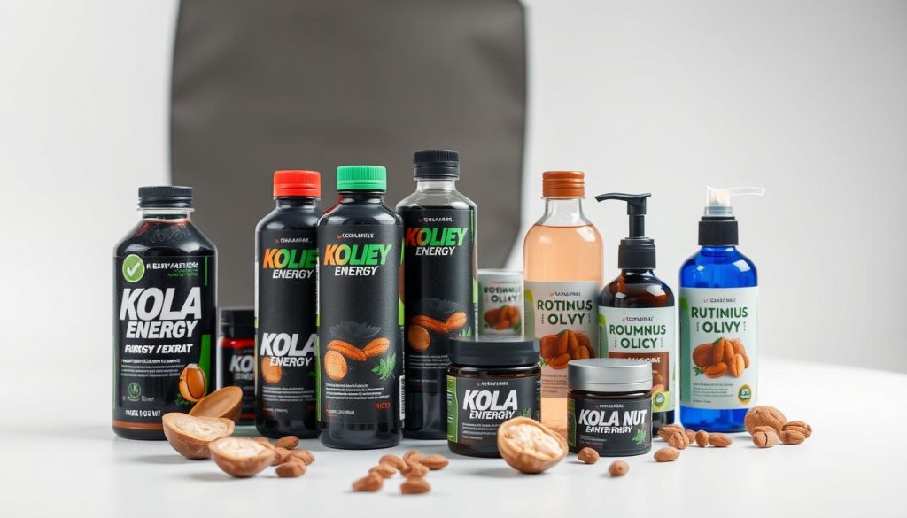 Produkty zawierające ekstrakt z orzechów kola - napoje, suplementy i kosmetyki