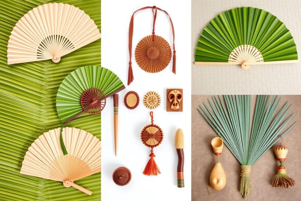 Tradycyjne wyroby rękodzielnicze z liści palmy wachlarzowej
