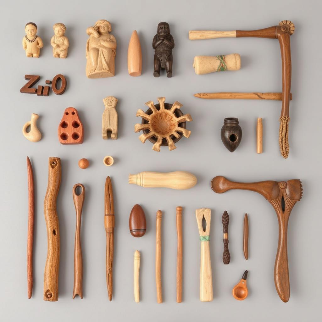 Tradycyjne wyroby rzemieślnicze z drewna drzewa koralowego