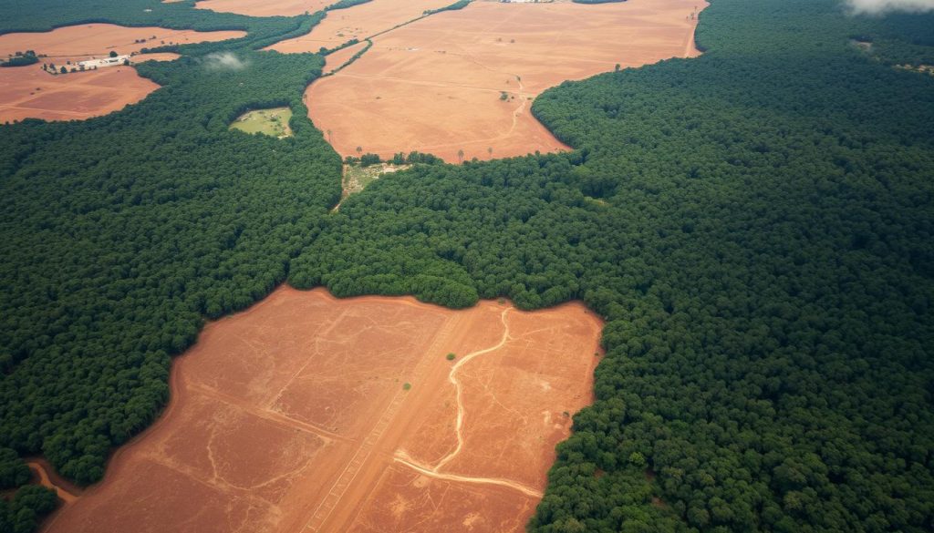 Wylesianie Amazonii zagrażające naturalnym siedliskom Cupuassu Wylesianie Amazonii zagrażające naturalnym siedliskom Cupuassu