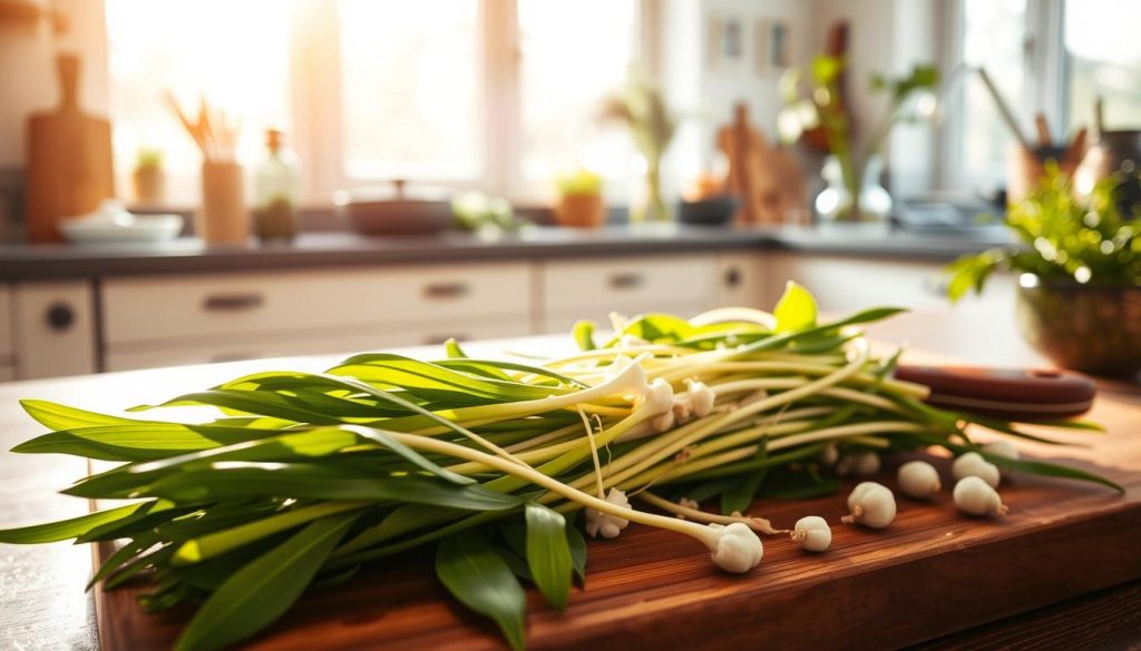 czosnek niedźwiedzi w kuchni