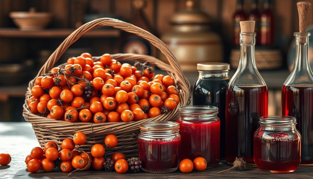 przetwory z jarzębiny